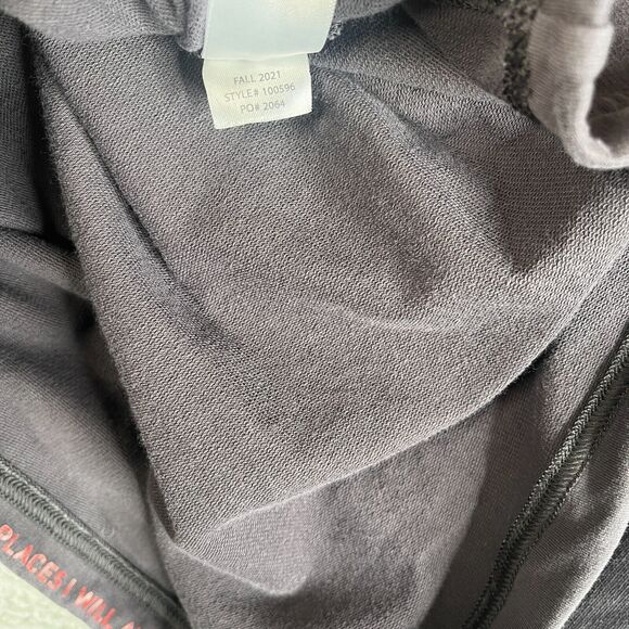 Rhone Hoodie Mens Medium Gray Henley Pullover French Terry Sweatshirt Sweater - Picture 6 of 12